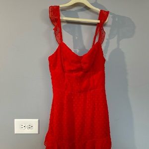 Red Lucy in the Sky Dress